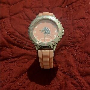 Tempi STS Pink Silicone Watch 💦 Resistant in VGC Needs Battery